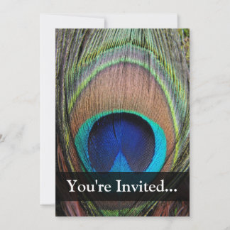 Invitation Plumes de paquetage personnalisées