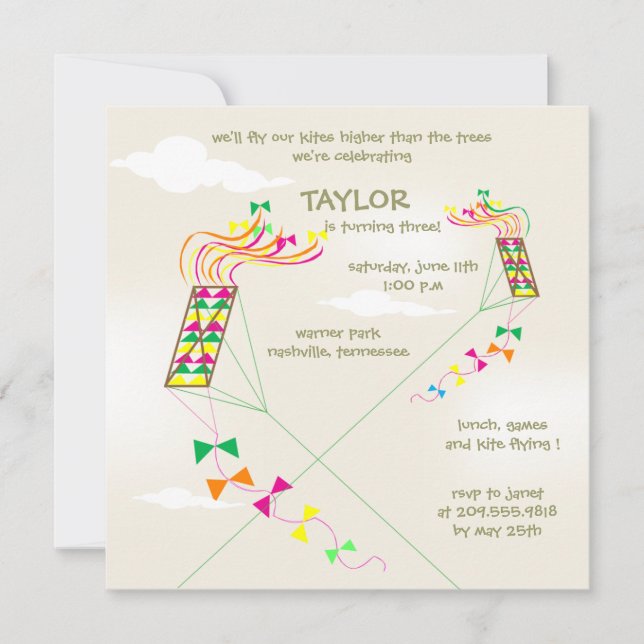 Invitation Plus haut - anniversaire invitations-4 de (Devant)