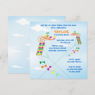 Invitation Plus haut vers le haut de la fête d'anniversaire
