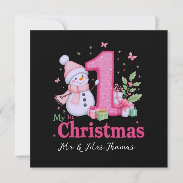 Invitation Plus susceptible de danser avec le Père Noël, mec  (Devant)