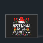 Invitation Plus susceptible de dire à Santa ce qu'il faut fai<br><div class="desc">Plus susceptible de dire à Père Noël quoi faire pour assortir la famille Xmas</div>