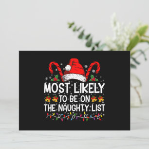 Invitation Plus Susceptible De Figurer Sur La Liste Vilain De