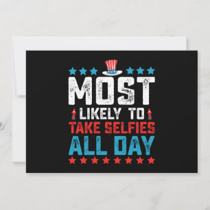 Invitation Plus susceptible de prendre des Selfies toute la j