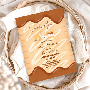 Invitation Plutôt aimer Kawaii Baby shower neutre pour les fe