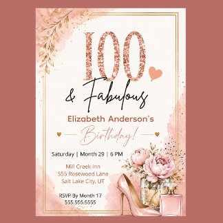 Invitation Poésie et Parfum Fabulux 100e Anniversaire