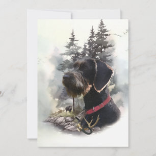 Invitation Pointeur À poils durs allemand, GWP