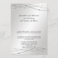 Points Platinum 20e anniversaire de Mariage