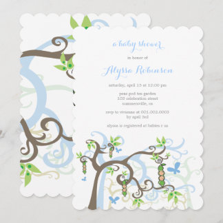 Invitation Pois Dans Un Jardin Jardin Jumeaux Bébé Garçons Do