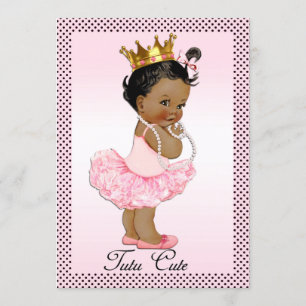Invitation Pois de la Princess Pearls de Tutu Cute