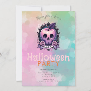 Invitation Poison à la pomme perdue Déplaisant Halloween Part