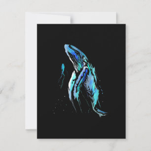 Invitation Poison de Whale Swimming Diving