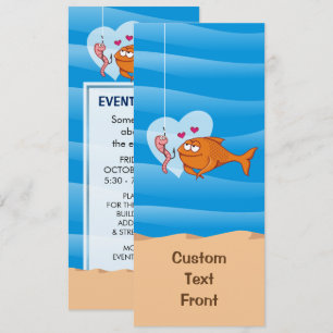 Invitation Poisson et appât en amour