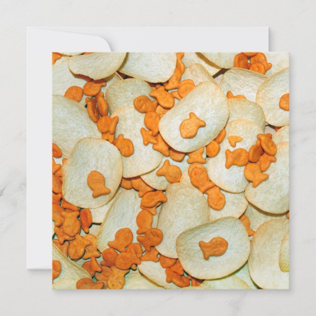 Invitation Poisson Et Chips (Devant)