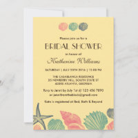 Poisson-étoile jaune Coquillages Douche nuptiale I