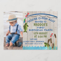 Invitation poisson premier anniversaire Invitation