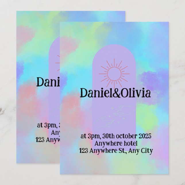 Invitation Poitrine Profonde De Mauvaise Maillée (Devant / Derrière)