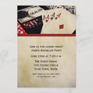 Invitation Poker Party