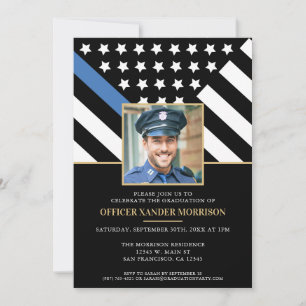 Invitation Police Academy Graduation police police applicatio