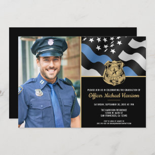 Invitation Police Academy Graduation police police applicatio