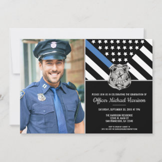 Invitation Police Academy Graduation police police applicatio