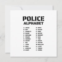Police de l'alphabet phonétique