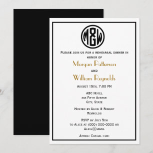 Invitation Police do-it-yourself BG du cercle noir blanc
