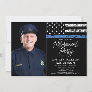 Invitation Police Officier de retraite police application de