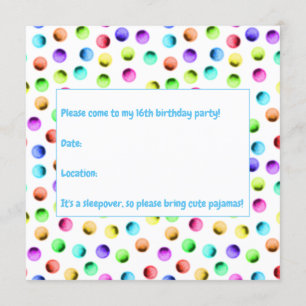 Invitation Polka Dot