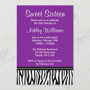 Invitation Polka Polka Dot Sweet, brun et noir 16