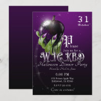 Pomme empoisonnée Sorcière méchante Fête violette