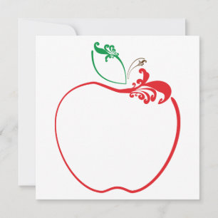 Invitation pomme florissante