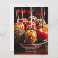 Pommes enrobées de sucre