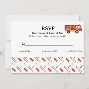 Invitation Pompier rsvp