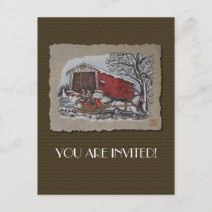 Invitation Pont couvert et Sleigh