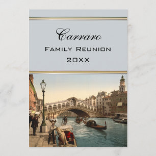 Invitation Pont II, la Réunion de Rialto de famille de