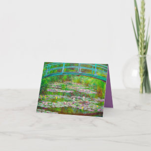 Invitation Pont japonais Monet et nappes d'eau