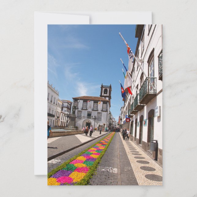 Invitation Ponta Delgada, Açores (Devant)