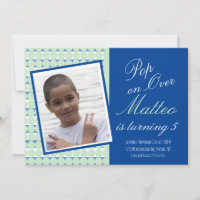 Pop Fidget Play Party Boys Anniversaire Bleu Vert