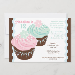 Invitation populaire de Miss 'N Nick Cupcake