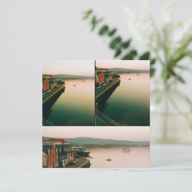 Invitation Port of Tobermory, Isle of Mull, Scotland (Debout devant)