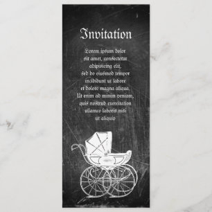 Invitation Porte-bébé gothique