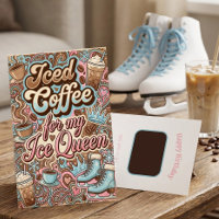 Porte-carte cadeau Retro Iced Coffee Ice Queen