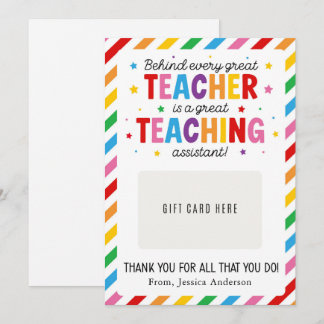 Invitation Porte-cartes cadeaux pour la Journée d'appréciatio