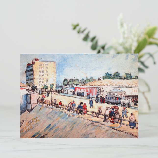 Invitation Porte dans les remparts de Paris par Vincent van G (Debout devant)