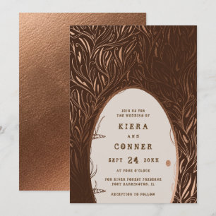 Invitation Porte de Fée Folklore Irlandais Conte de Fées Arbr