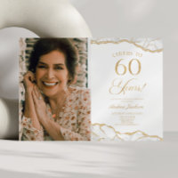 Porte d'or blanc photo 60e fête d'anniversaire