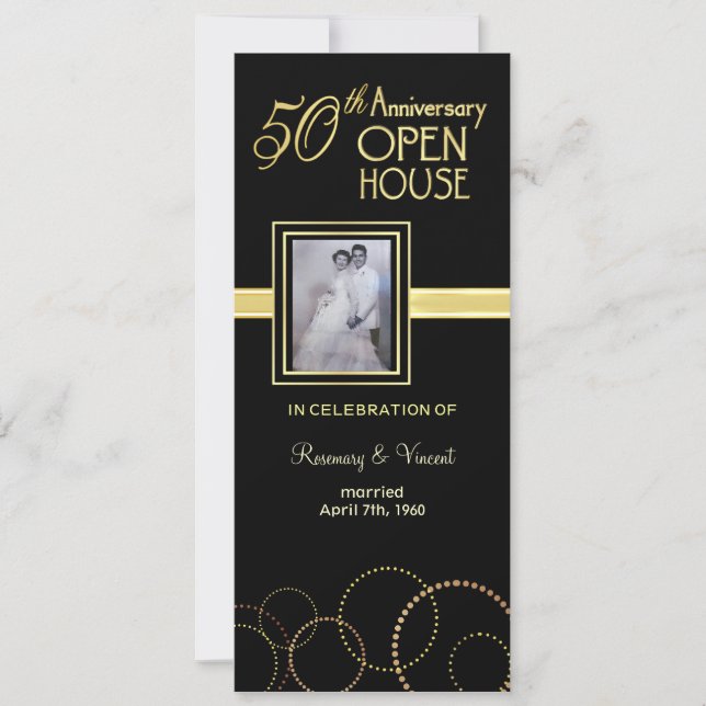 Invitation Porte ouverte pour le 50e anniversaire - Photo fac (Devant)