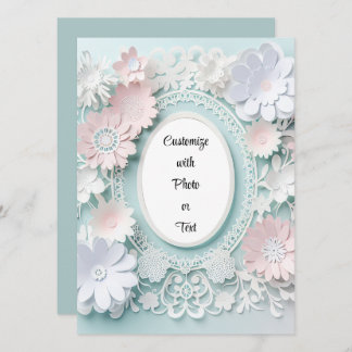 Invitation Porteur d'image personnalisé