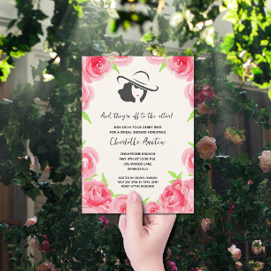 Invitation Portez une Fête des mariées Casquette Derby