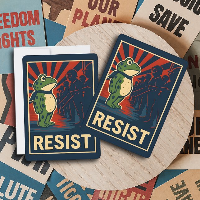 Invitation Portland Frog Protest (Créateur téléchargé)